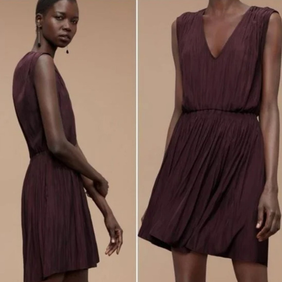 NWT Aritzia Wilfred Almeida Dress Black - Picture 1 of 12